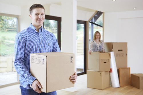 Removal team helping with a local move in Dagenham