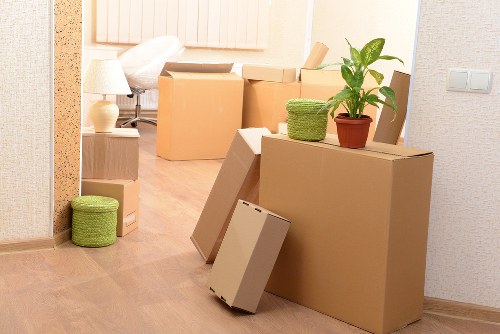 Residential packing service with boxes and furniture protection in Dagenham